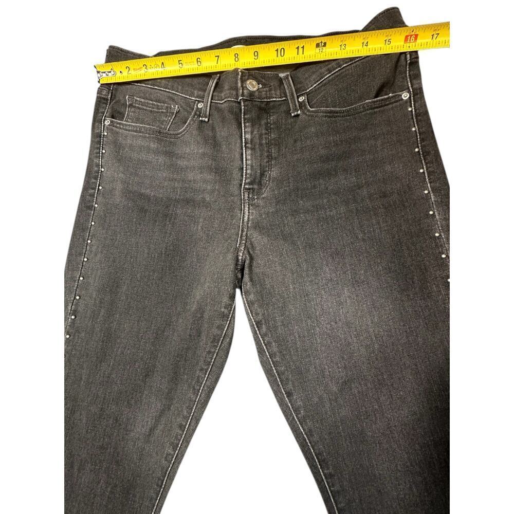 Levi’s 311 Shaping Skinny Jeans W31 L30 Black Studded Side Detail - Picture 4 of 8